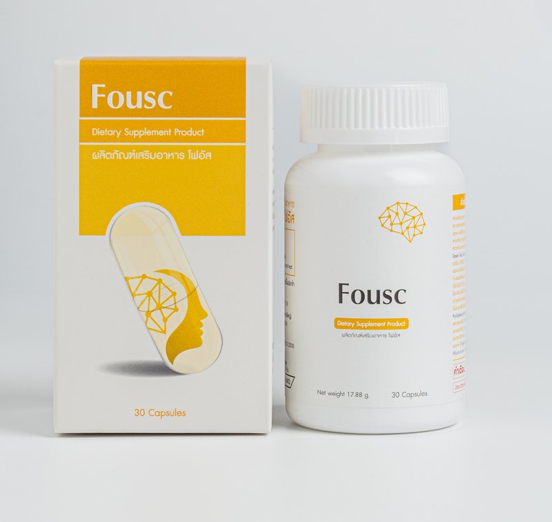 ผลิตภัณฑ์เสริมอาหาร โฟอัส Fousc บรรจุ 30 แคปซูล